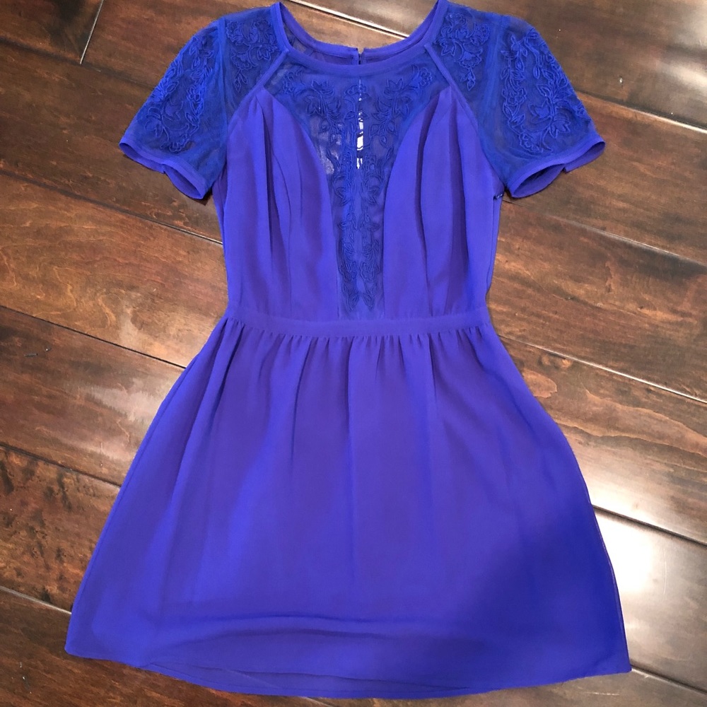 Bright Royal Blue Urban Outfitters Dress